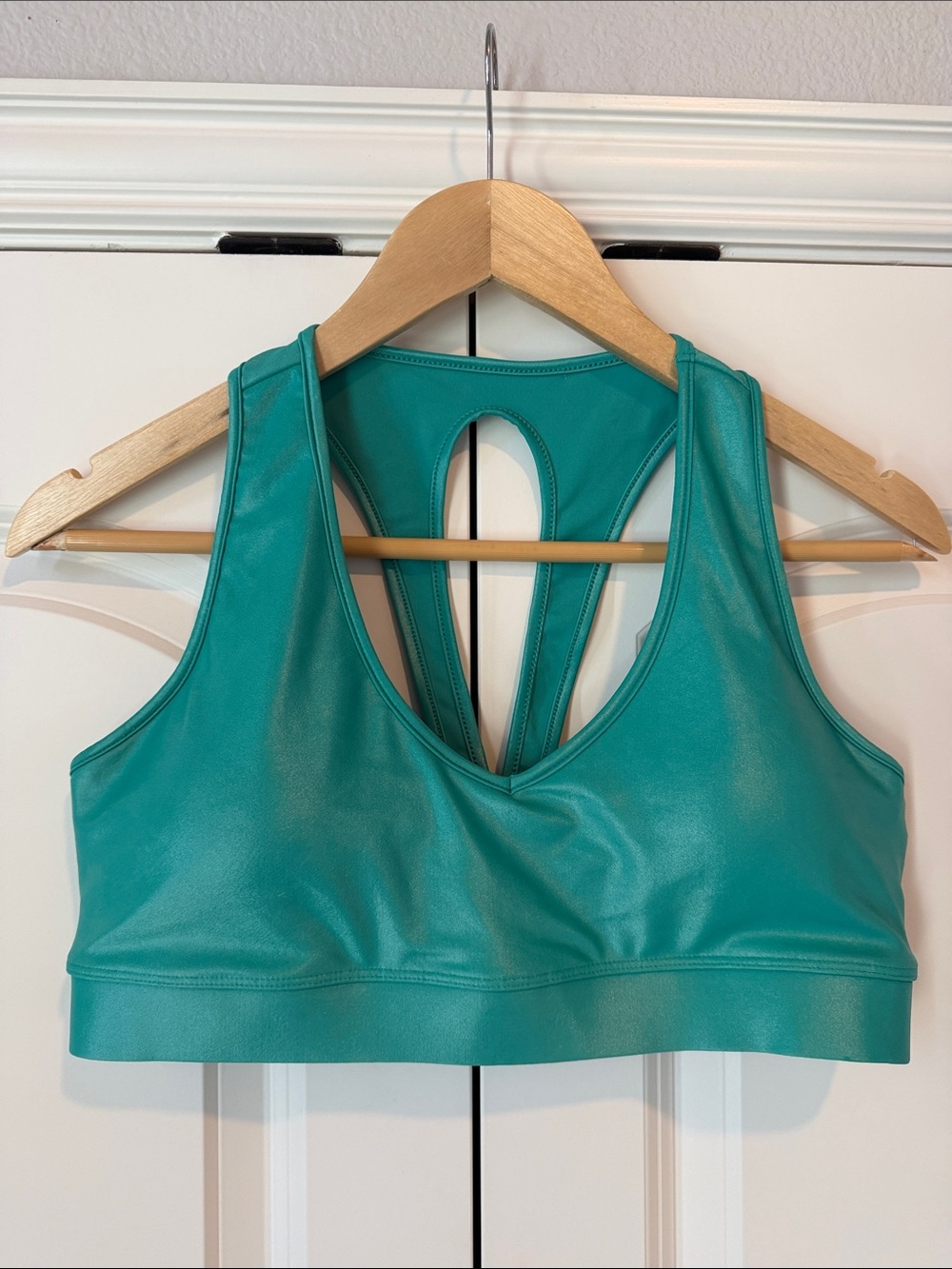 Carbon38 Shine Green Sports Bra XL